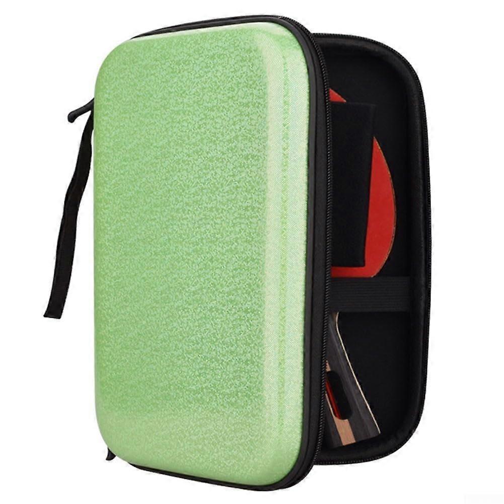Table Tennis Racket Carrying Case With Elastic Support And Waterproof Exterior, Fits Standard Rackets