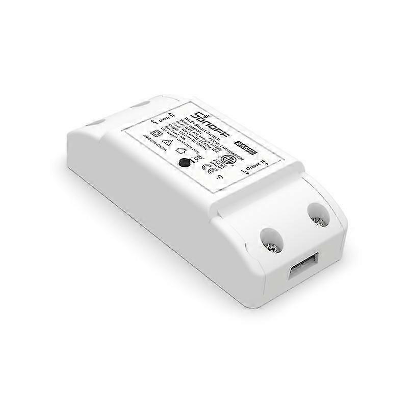 SONOFF BASIC R2 WiFi Smart Switch - 10A 2200W DIY Module Compatible with eWeLink/Tasmota