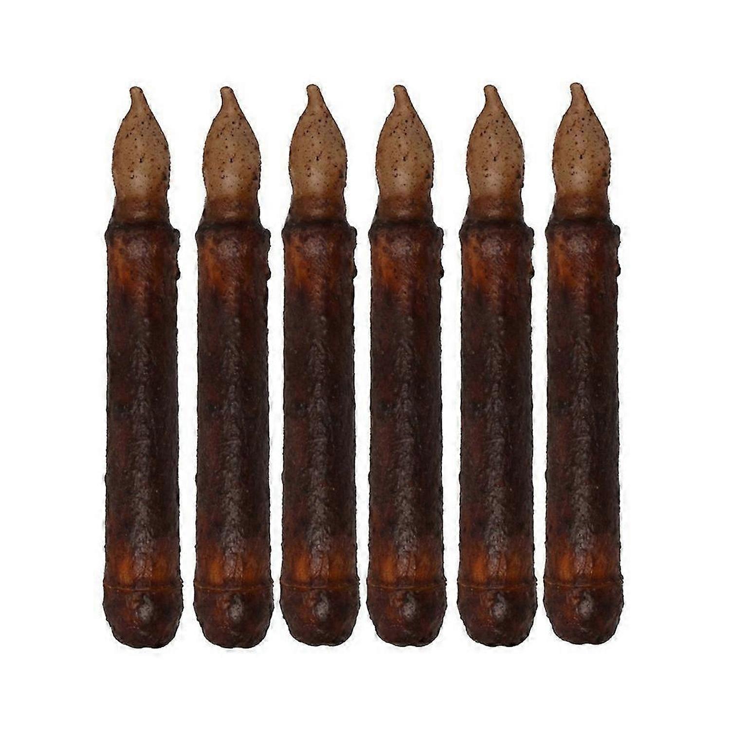 European Wax-Coated Electronic Candle Lamp