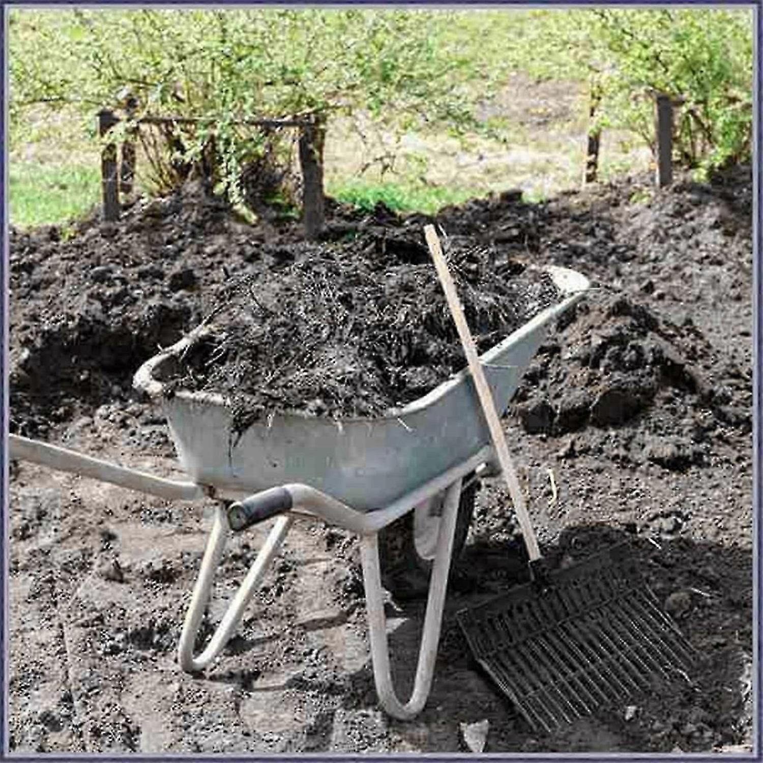 Manure Fork Replacement , Pitchfork , Horse Manure Rake, for Picking Up Manure, Plastic Fork Replacement ,B