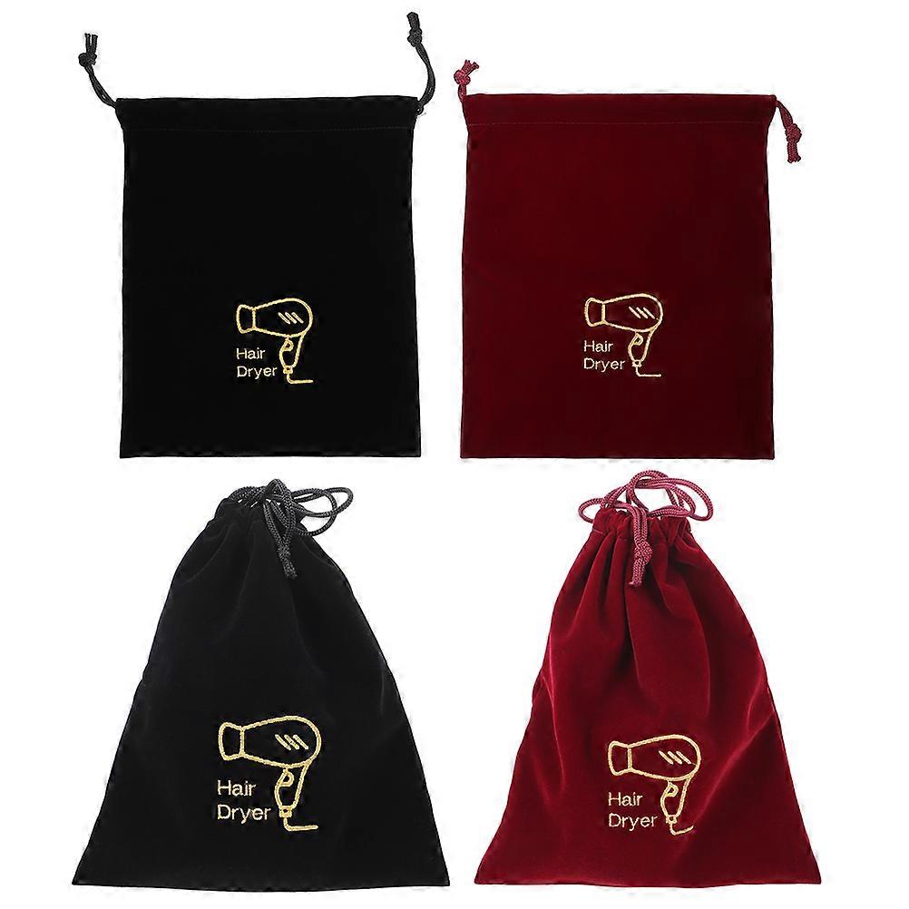 Hair Dryer Storage Pouches for Travel Use 16Pcs Drawstring Bags