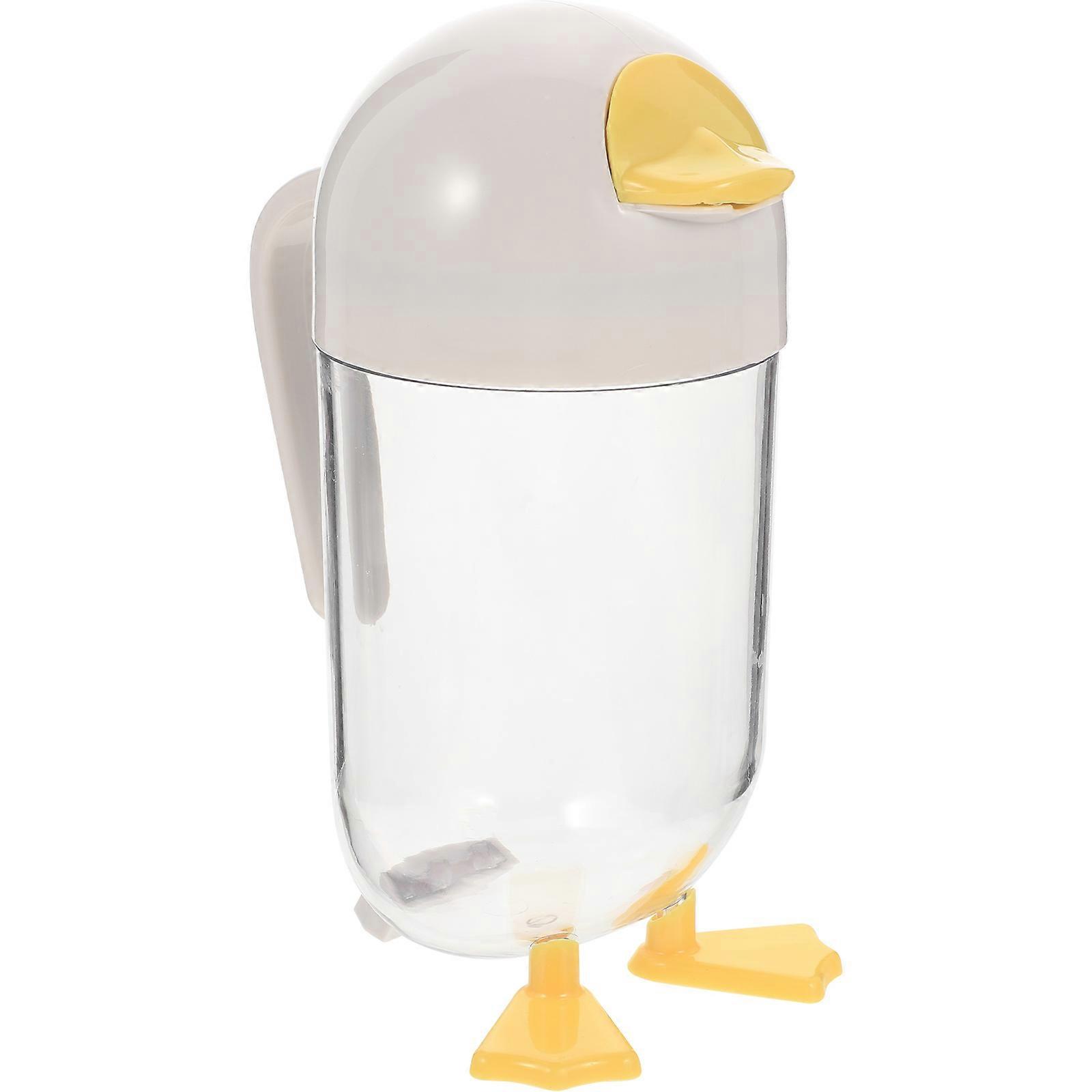 Clear Vinegar Bottle Glass Oil Pot for Storage White