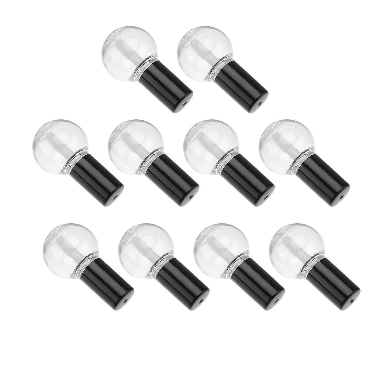 Lip Gloss Tube Empty Refillable Lip Oil Bottles Storage Bottle Clear Body Abs Pet Material for Daily Usage 10Pcs