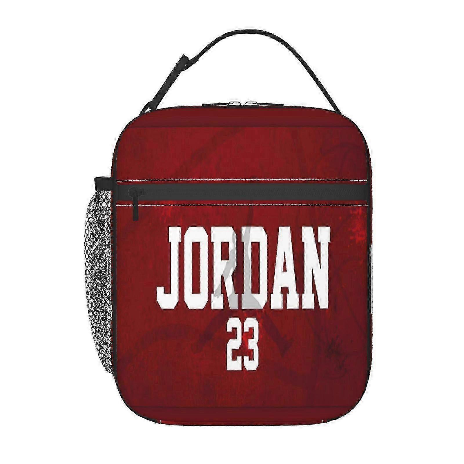 k119 Michael Jordan Lunch Boxes Extra Large Capacity (6L), Heavy-Duty Zipper & Waterproof Lining, Great for Construction Workers o119