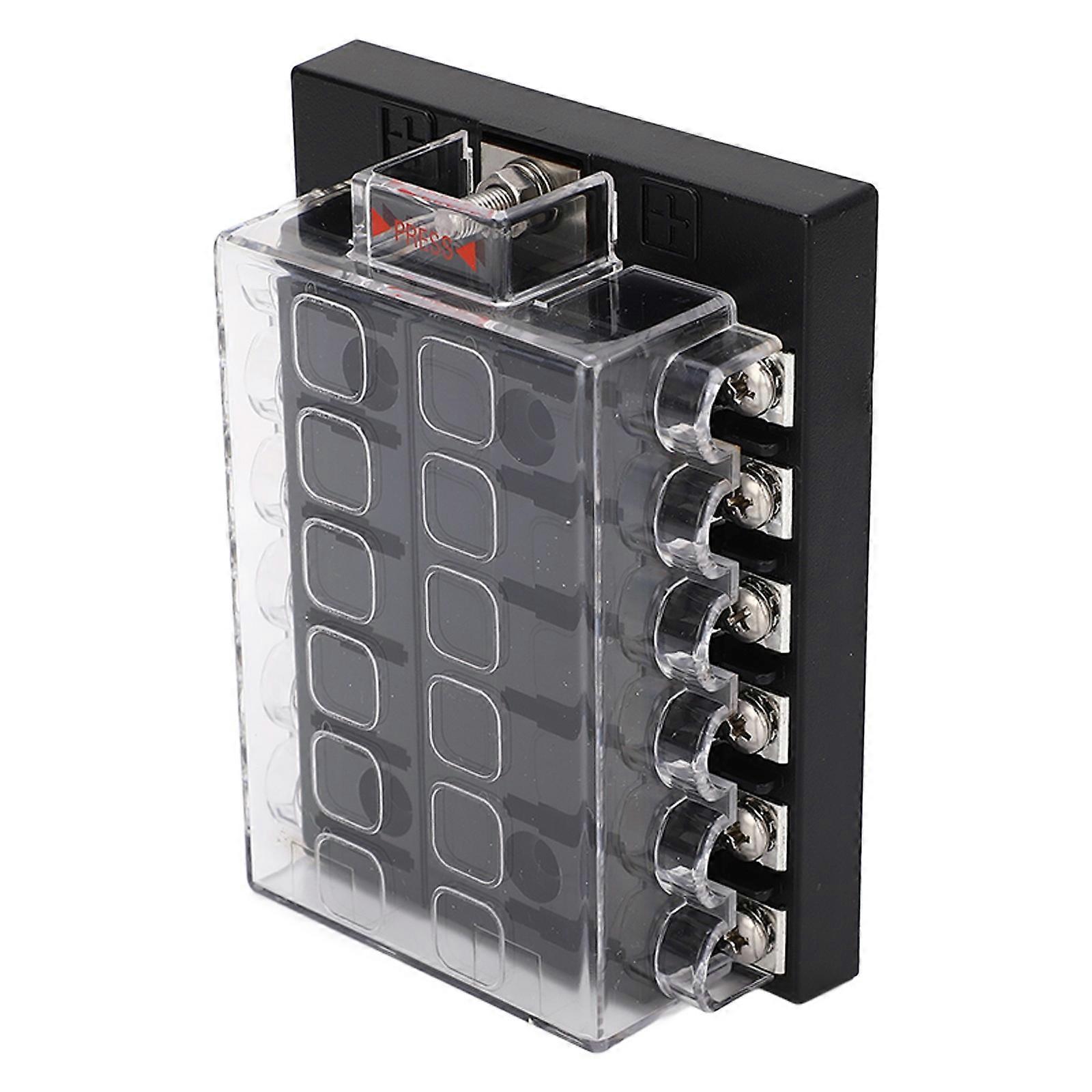 Box ATC ATO Waterproof Block Panel Board With Negative Bus For Car RV