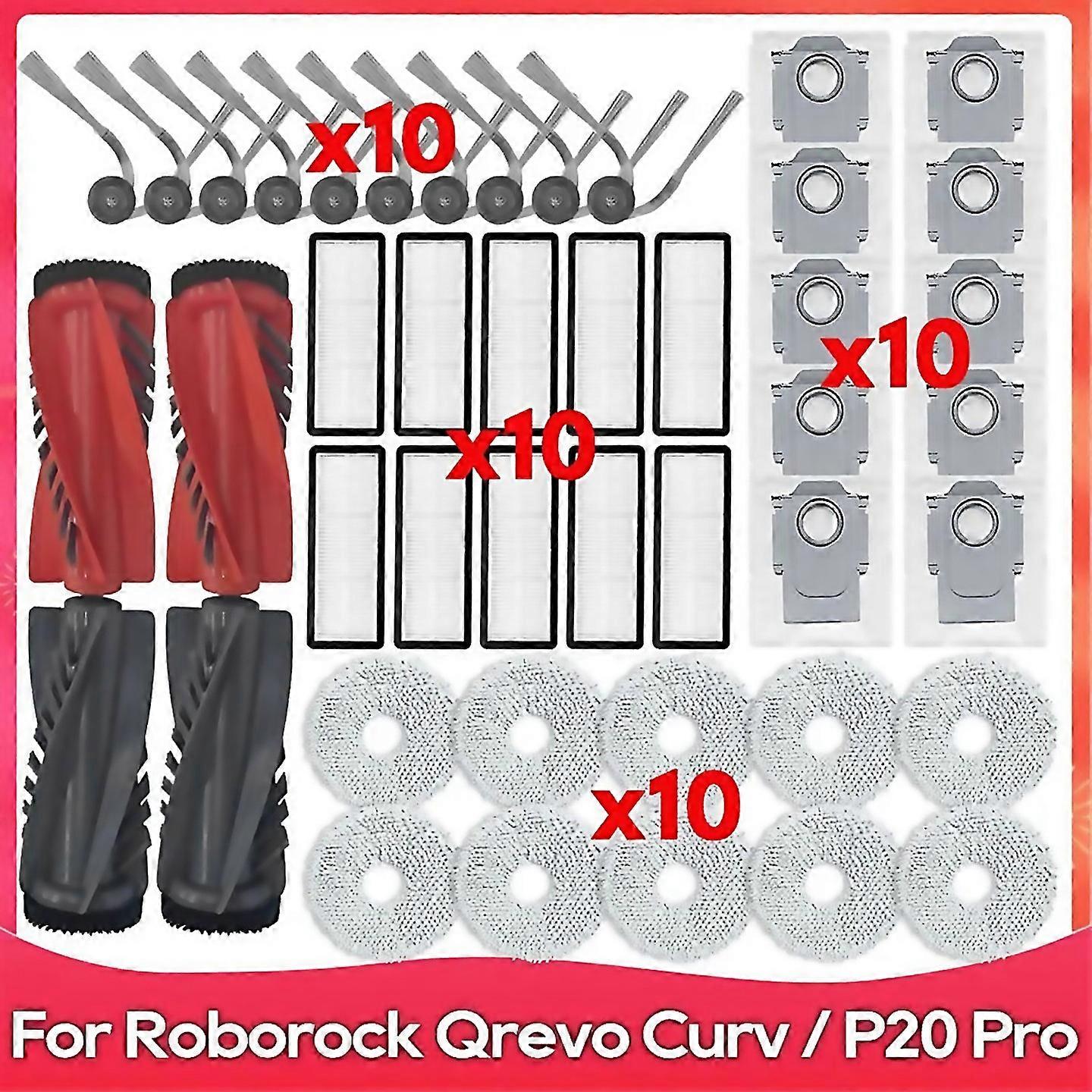 For Roborock Qrevo Curv Parts Accessories Hepa Filter
