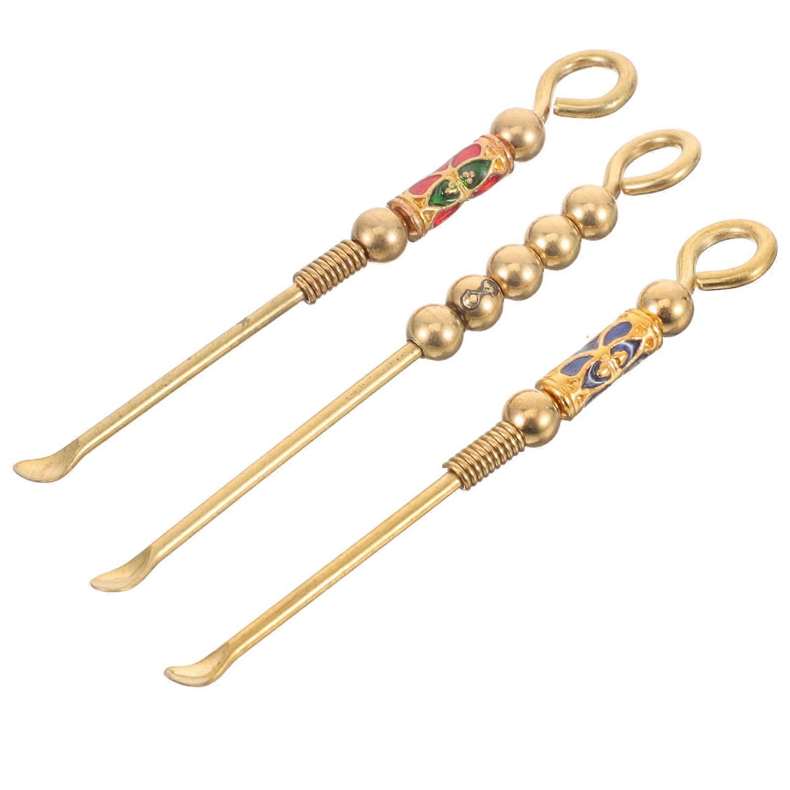 Copper Wax Carving Tool Spoon Suitable for Sculpting 3Pcs Set