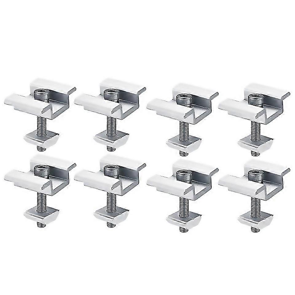 For 8pack Solar Panel Mounting Brackets Solar Panel End Clamps Centre Clamps For Pv Solar Panel