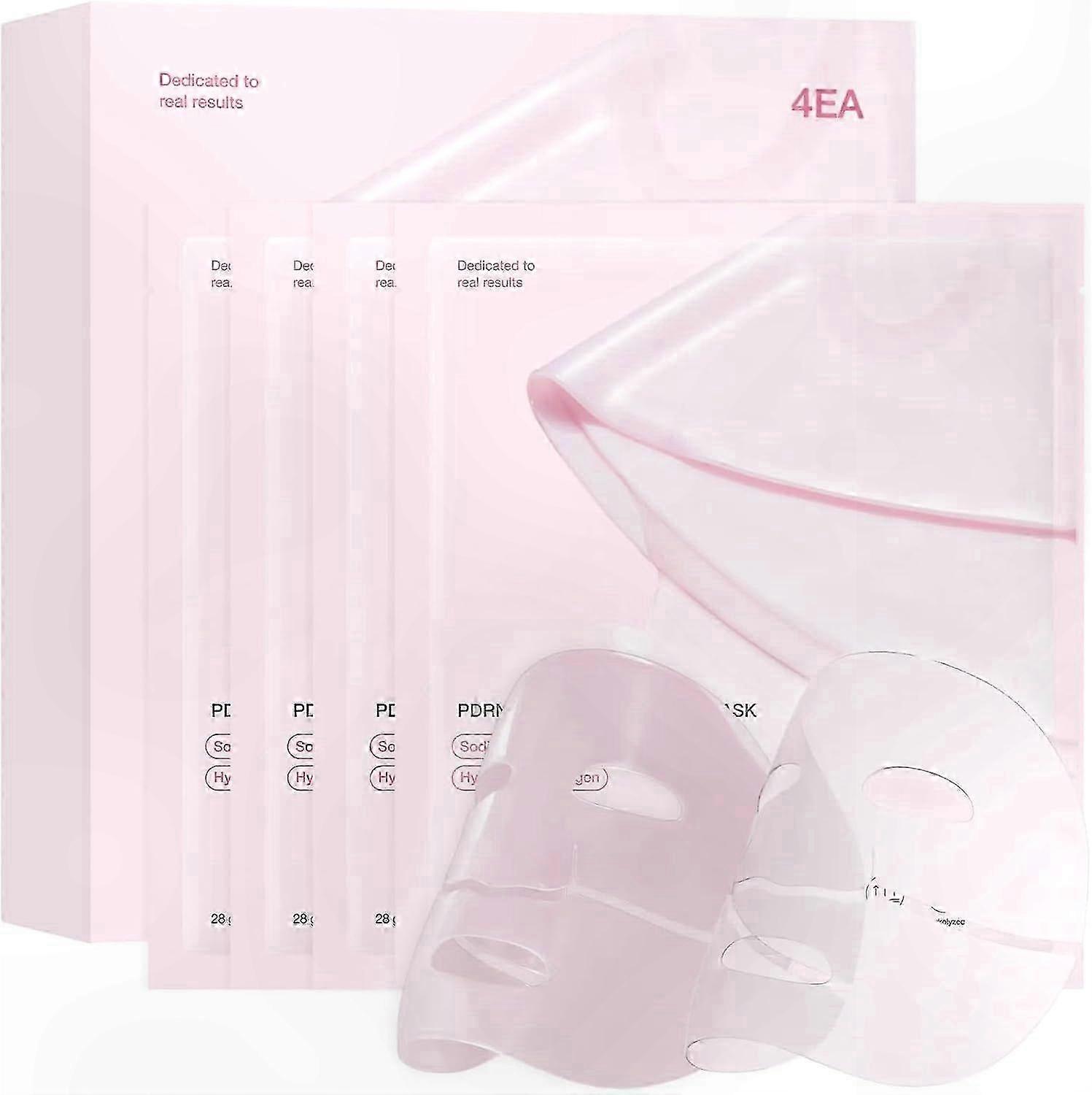 Hydrating Pink Gel Mask for Anti-Aging and Skin Lifting Support with PDRN Technology