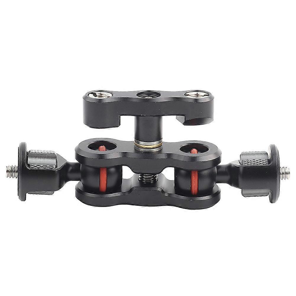 Multi-function Magic Arm Mount Adapter with Dual Ball Head and Hot Shoe for Camera