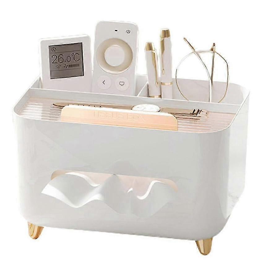 Tissue Box Holder for Nightstand Organizer