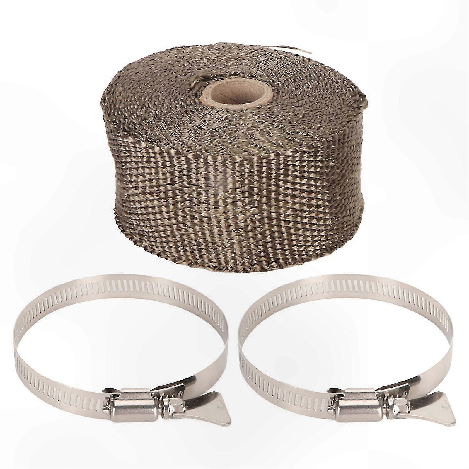 High-Temperature Pipe Insulation Sleeve for Chimneys and Exhaust Systems with Clips
