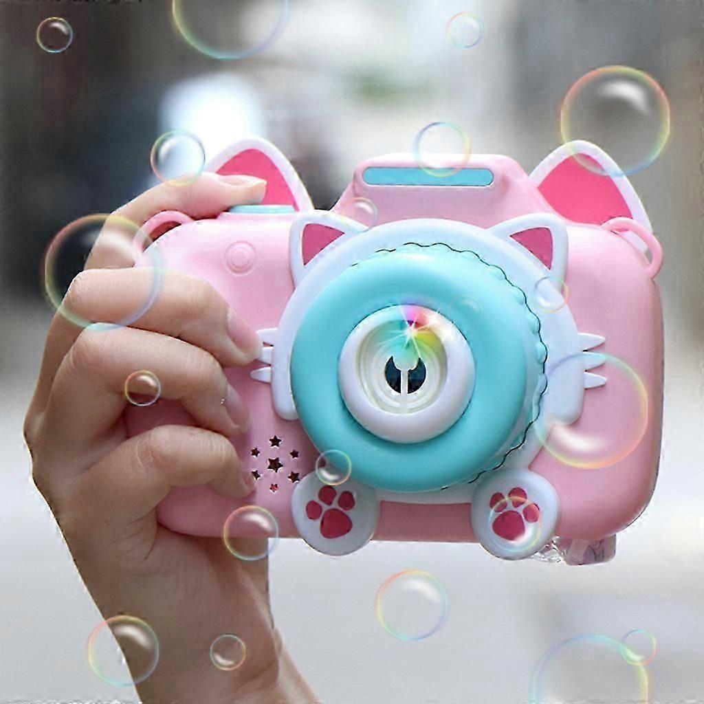 Kids Musical Camera Bubble Toy with Automatic Bubble Blower and 50ML Solution for Fun Playtime Entertainment