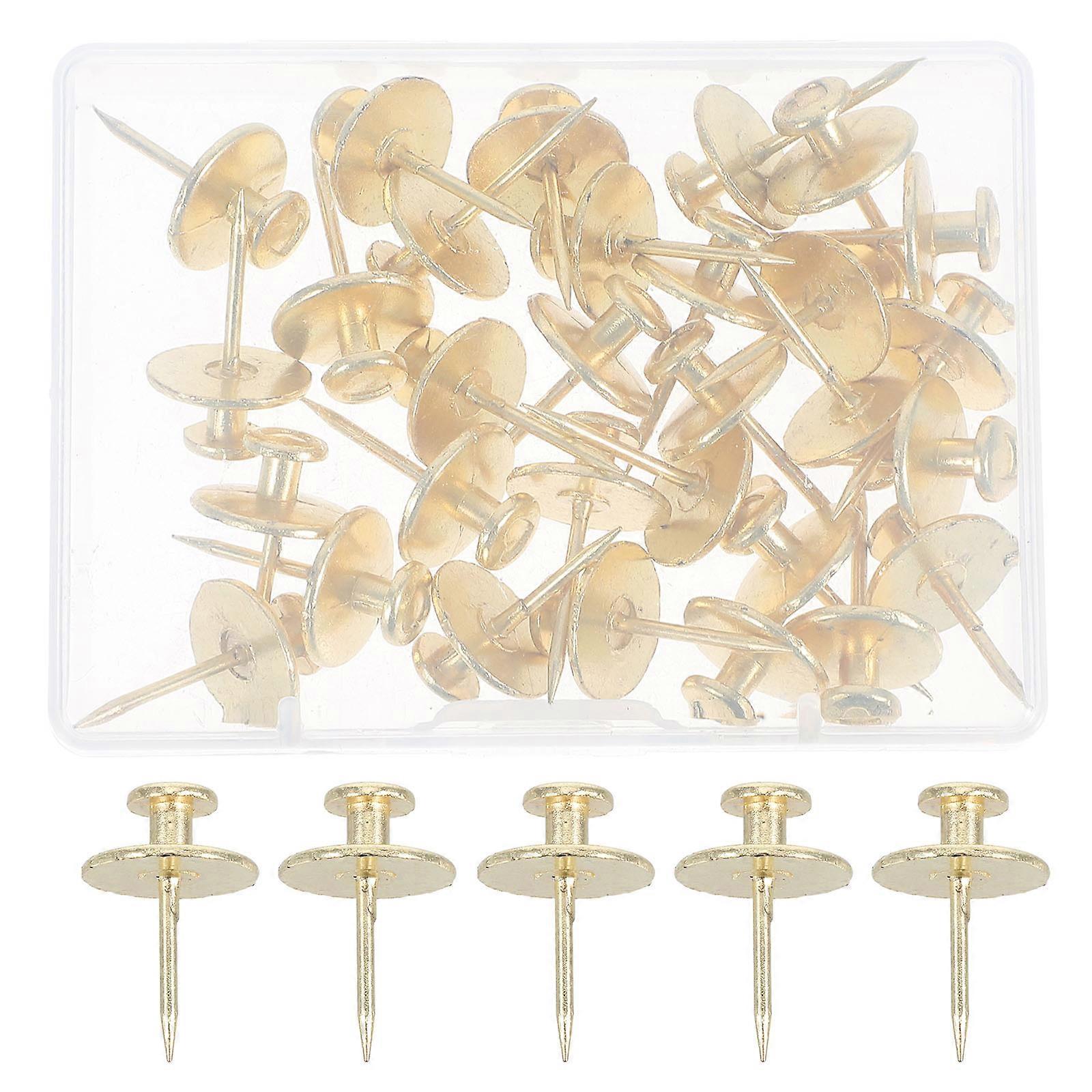 Zinc Alloy Heart Shaped Picture Hangers for Home 30Pcs Double Headed Nails
