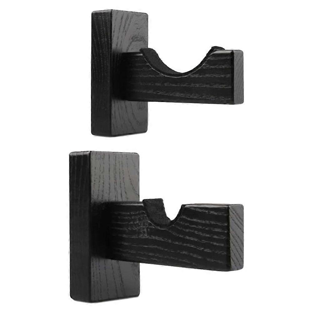Wooden Baseball Bat Wall Mount Holder Display Stand for 6Pcs Bats