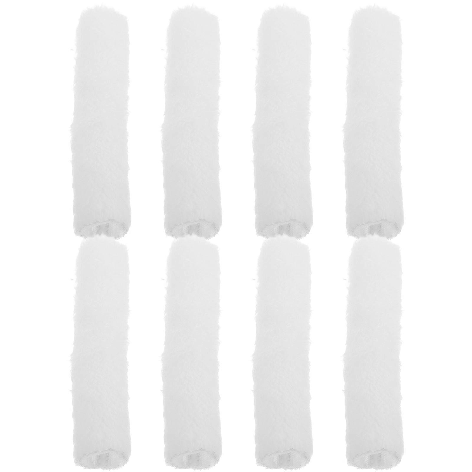 Plush White Detachable Heel Strap for Slipper Warmth 32Pcs