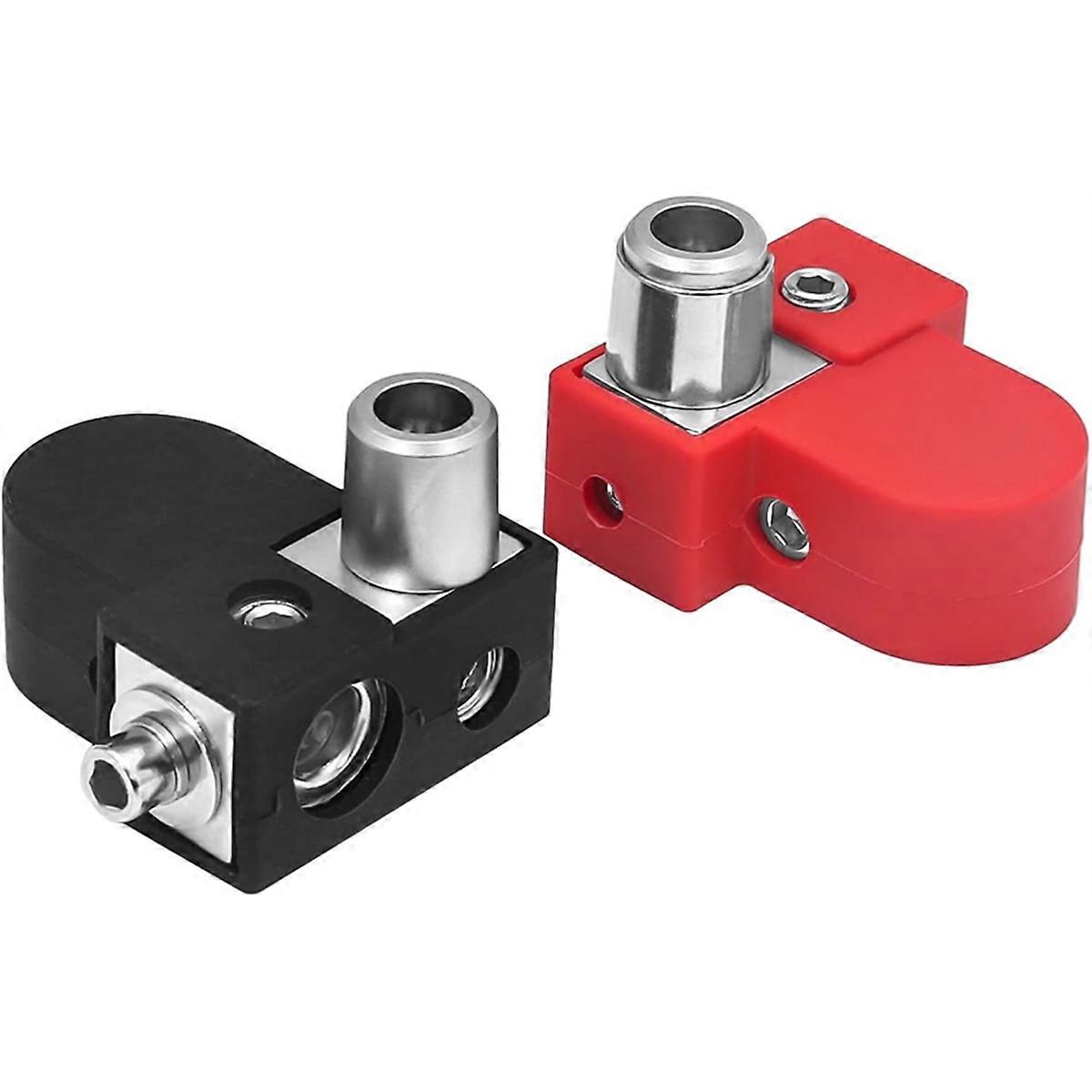 Solid Brass Positive Negative Battery Terminals,1x0/2/4&1x4/8 Outputs