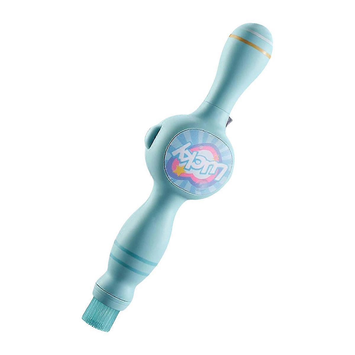 Magic Bubble Machine Portable Interactive Bubble Blower Colorful Elastic Bubble Mist Wand for Outdoo