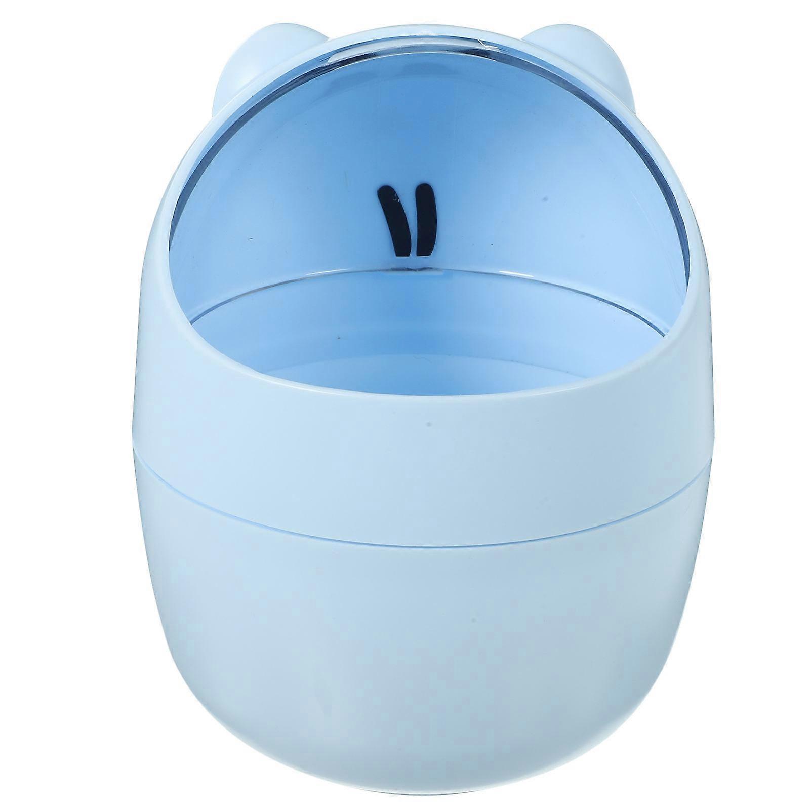 Home Rubbish Bin Convenient Use Cartoon Shaped Small Trash Bin Plastic