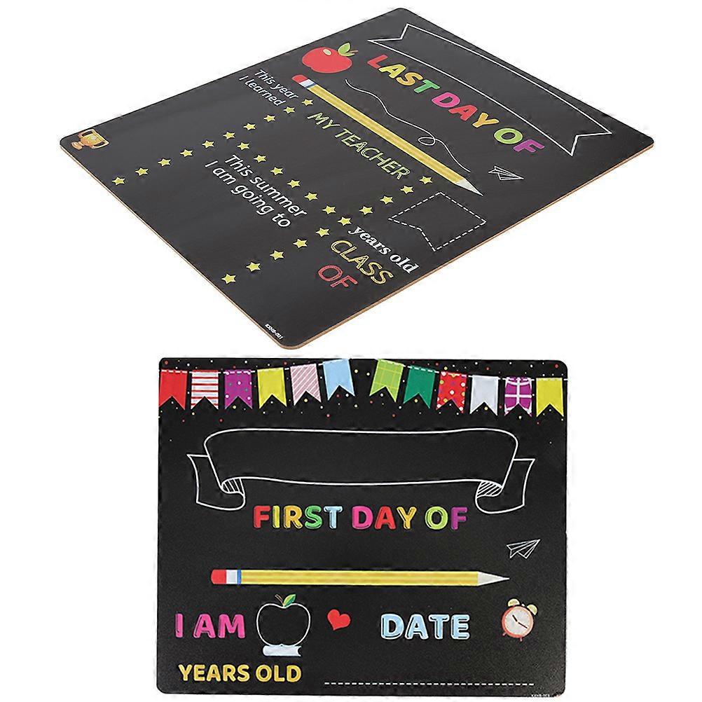 Multi-Function Chalkboard School Sign For Children 30X25CM 6Pcs