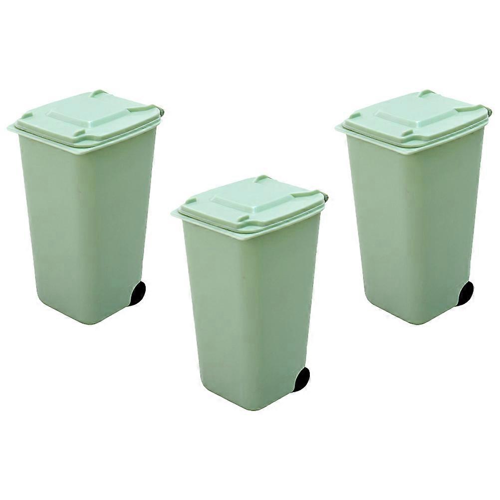 Desk Trash Can Multi-Function Desktop Waste Bucket for 9Pcs