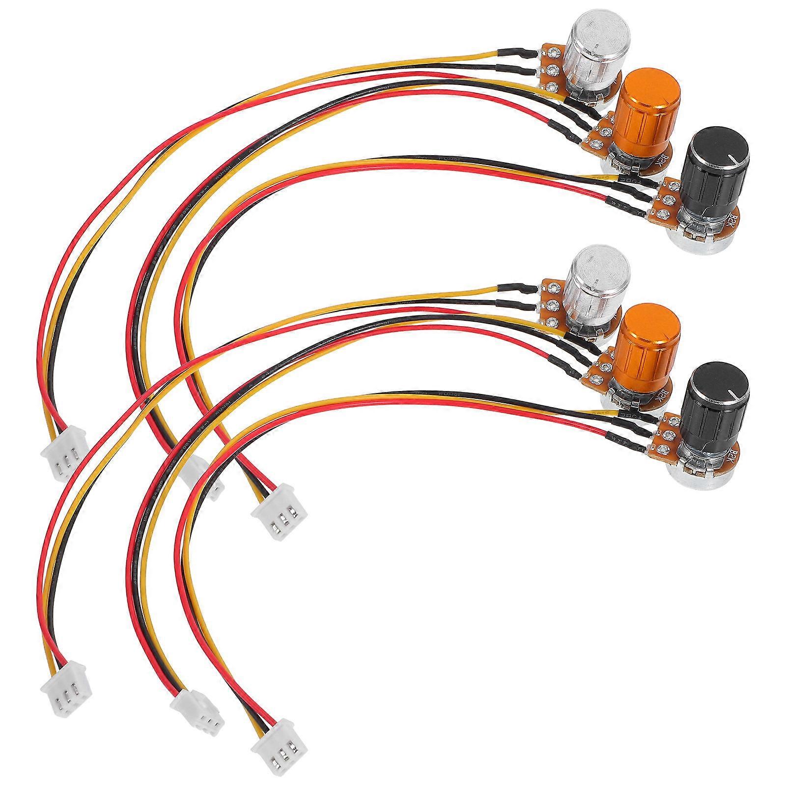 Adjustable Shaft Potentiometer for Electronic Equipment 6Sets