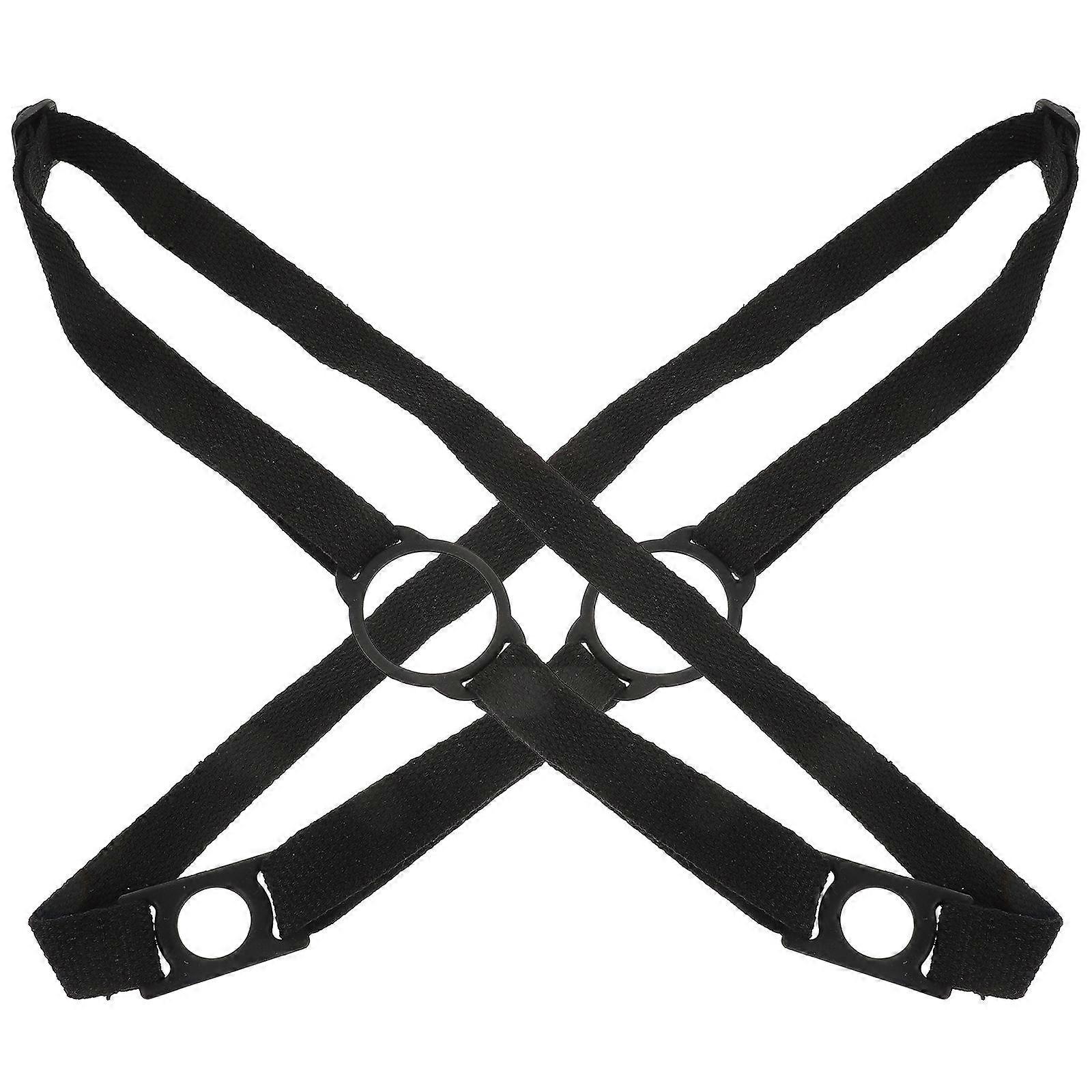 Black Water Kettle Straps for Hiking Adjustable Bottle Holders 10Pcs