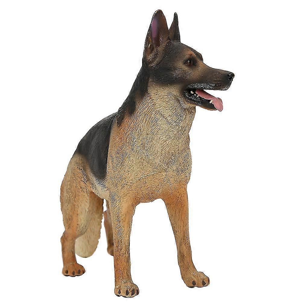 German Shepherd Dog Simulation Model Ornaments Desktop Decoration Child Toy