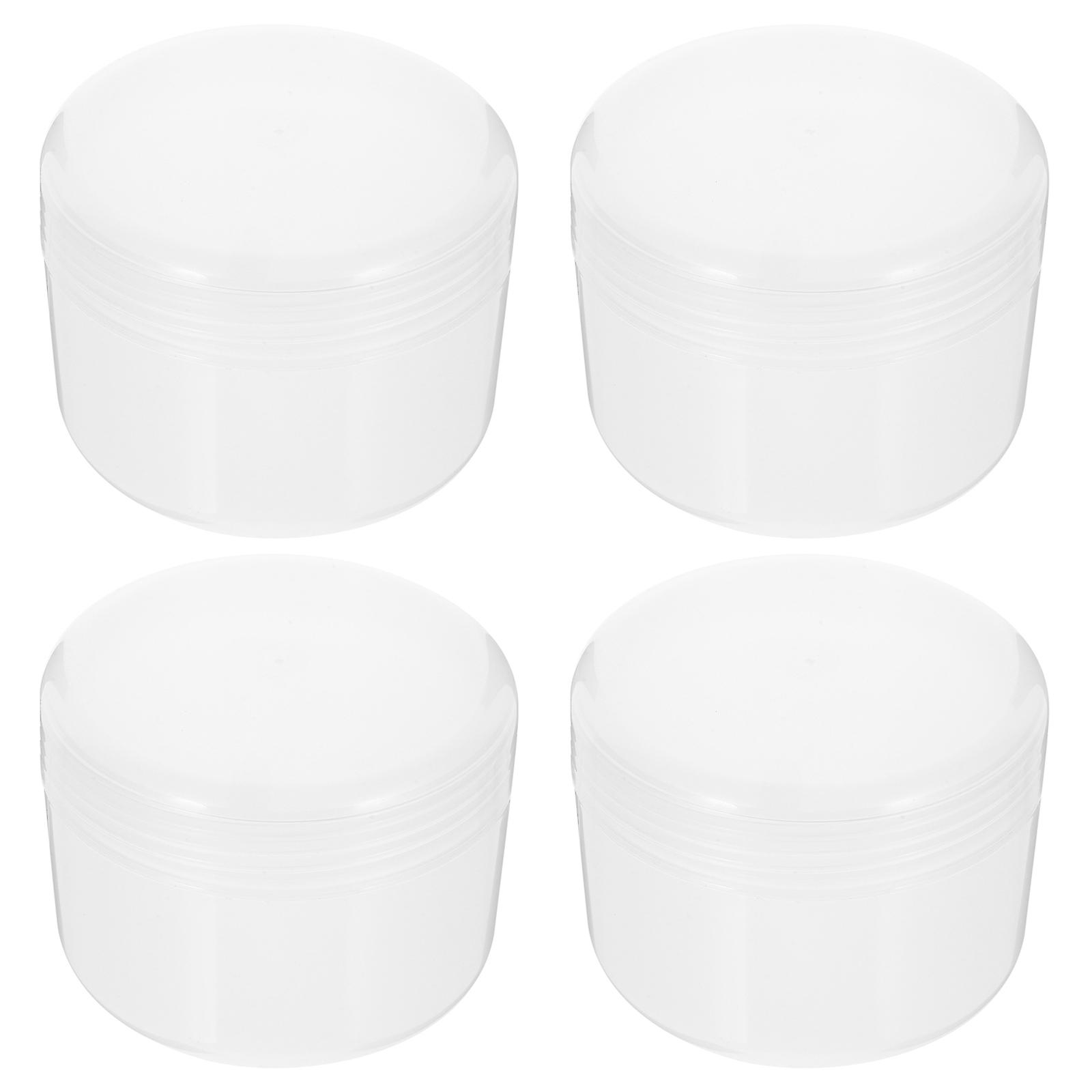 Lotion Jar Cream Container for Storage 12Pcs Transparent Refillable Cosmetic Jars