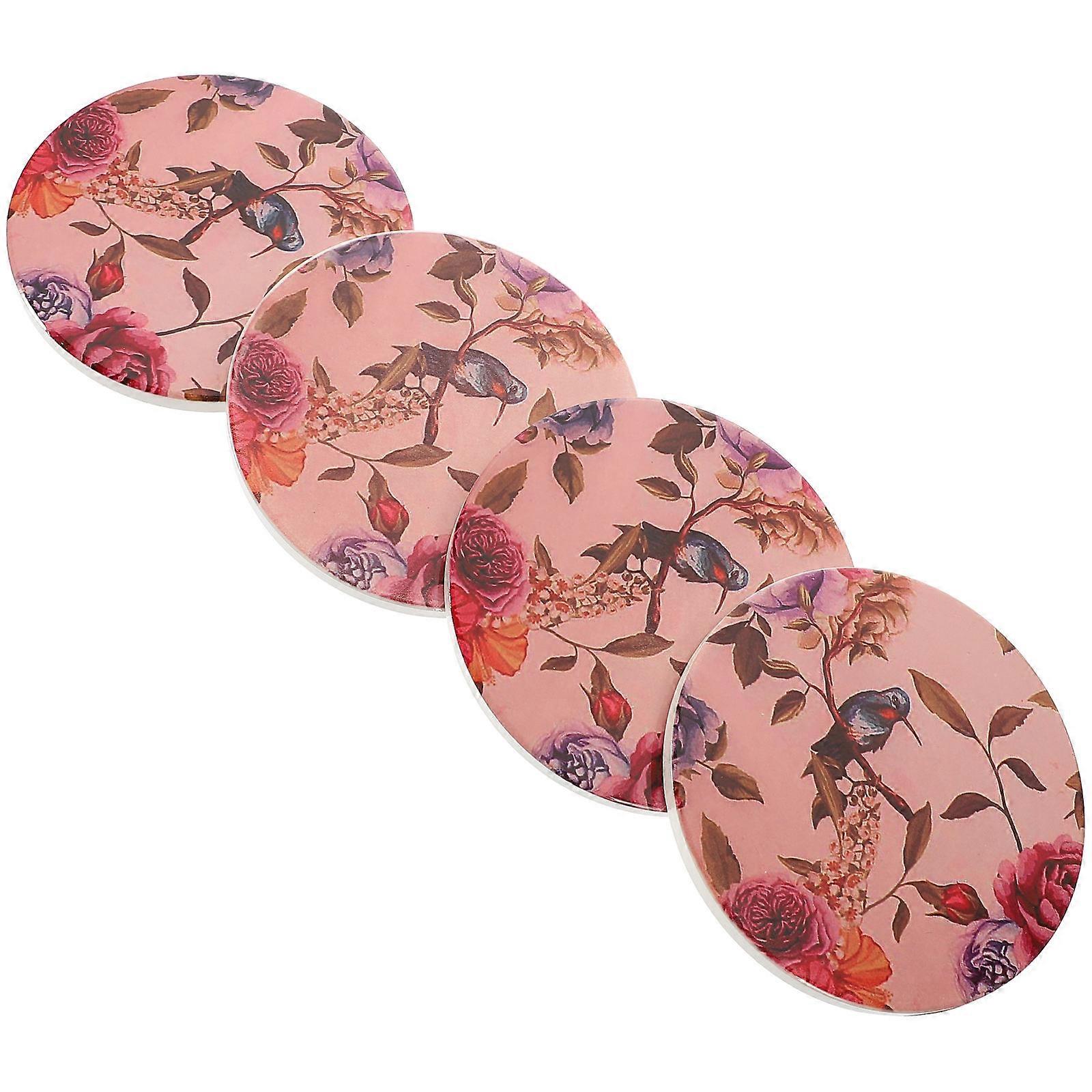 Decorative Cup Mats For Home Dining Table Heat Resistant Non-Slip 4Pcs