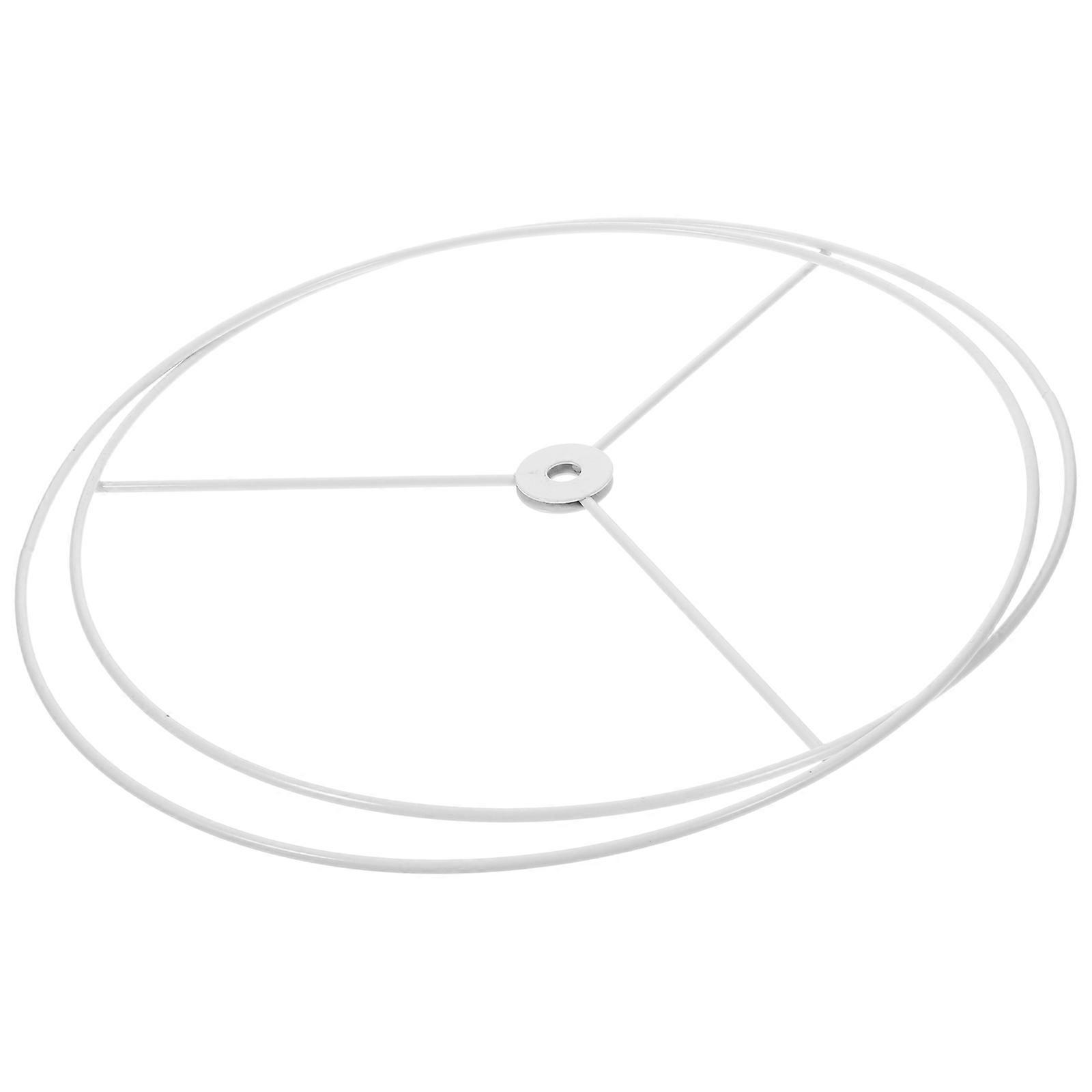 Iron Lampshade Frame Ceiling Light Accessories Lampshade Accessory 30x30cm Rust Resistant 1 Set
