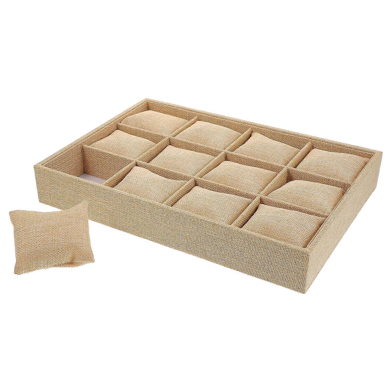 Watch Display Organizer Tray for Storage 3Sets with Trapezoidal Shape