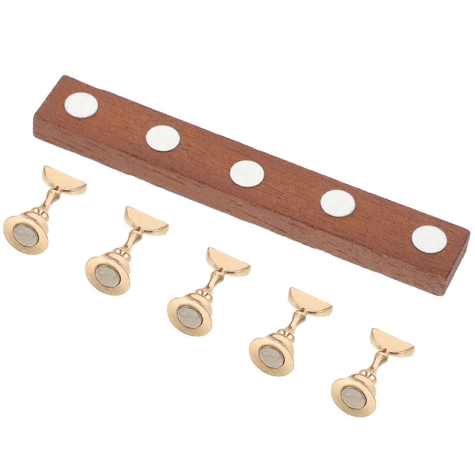 Nail Display Stand Press on Fake Nails Holder for Manicure 1Set Stable Base