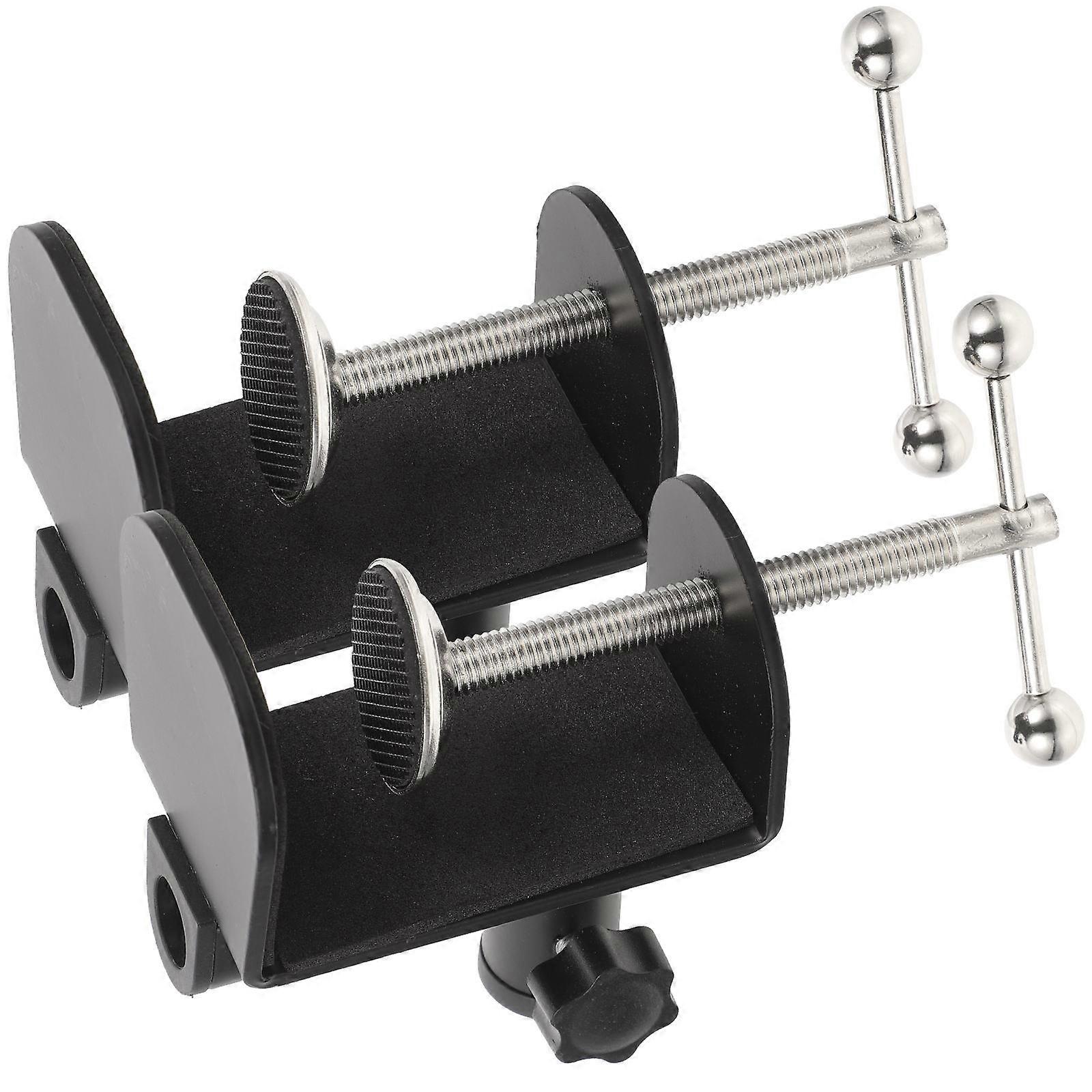 Metal Desk Clamp Adjustable Screw Table Mount for 6Pcs Mic Boom