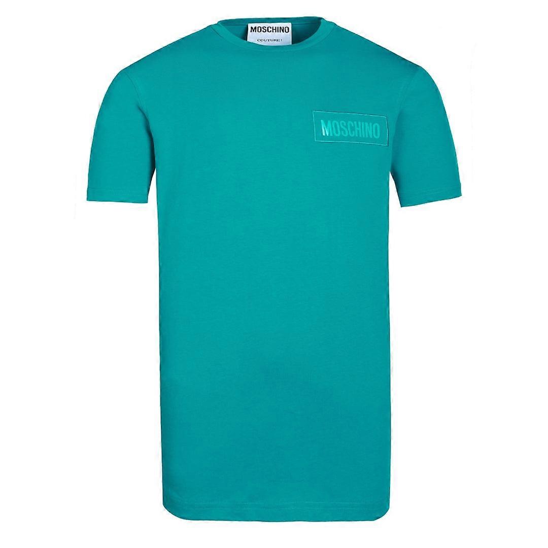 Moschino Logo Patch Green T-Shirt