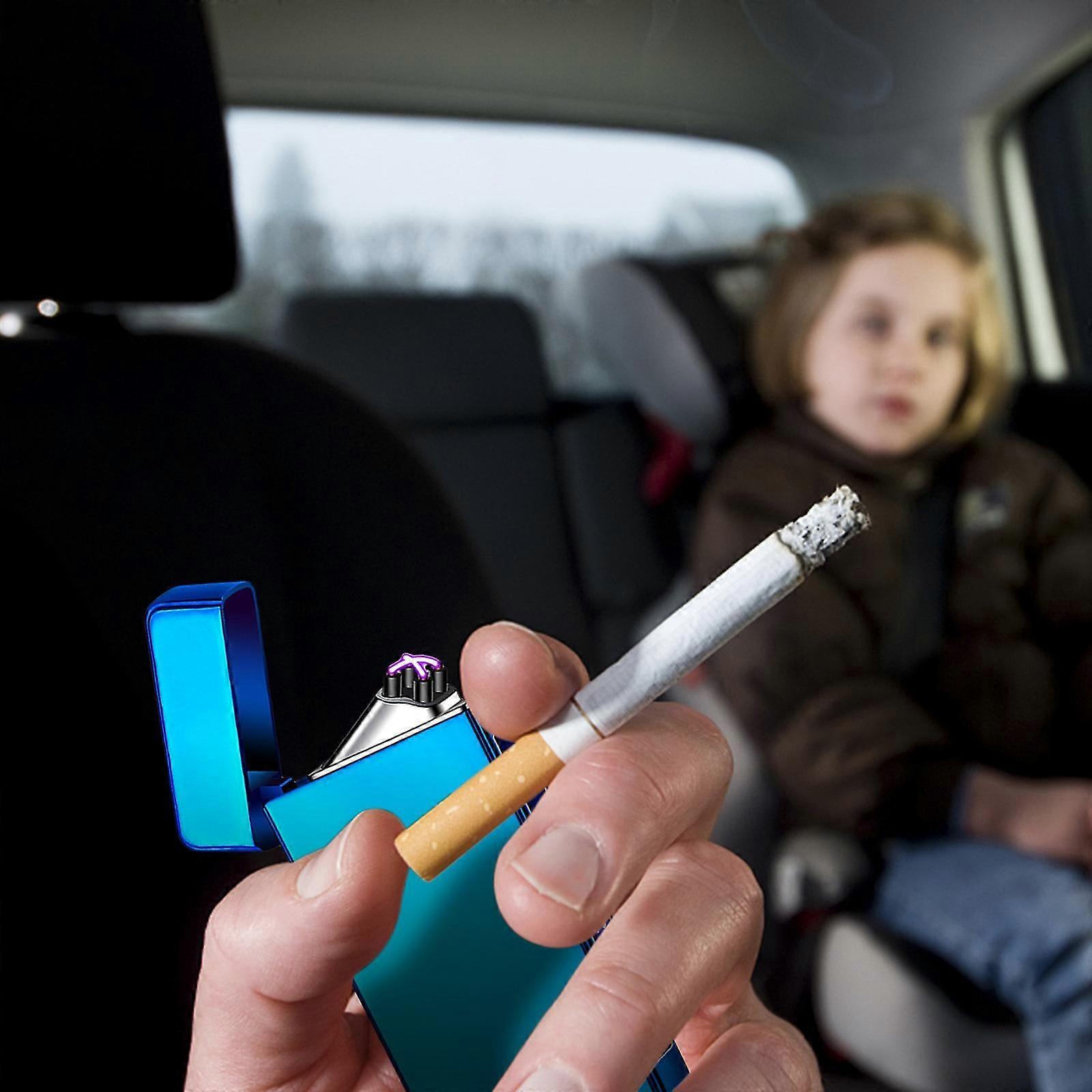 USB Rechargeable Flameless Lighter with Screen Induction, Electric Cigarette Lighter