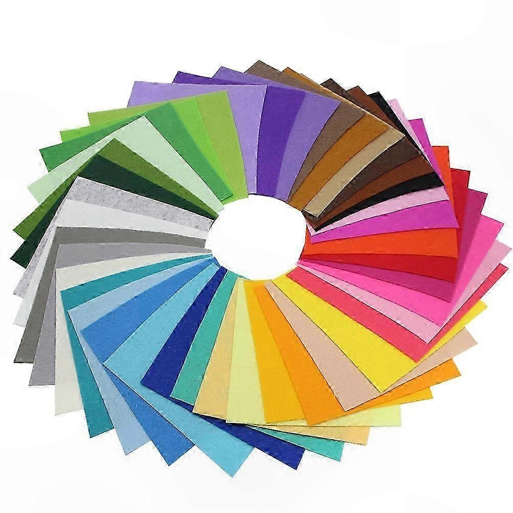 40 Pieces Felt Fabric Squares for Crafting and Sewing Projects