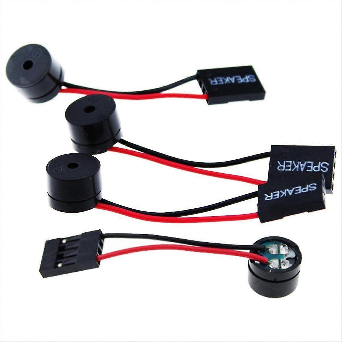4Pcs Desktop Computer Motherboard CPU Internal Speaker Buzzer Beeper