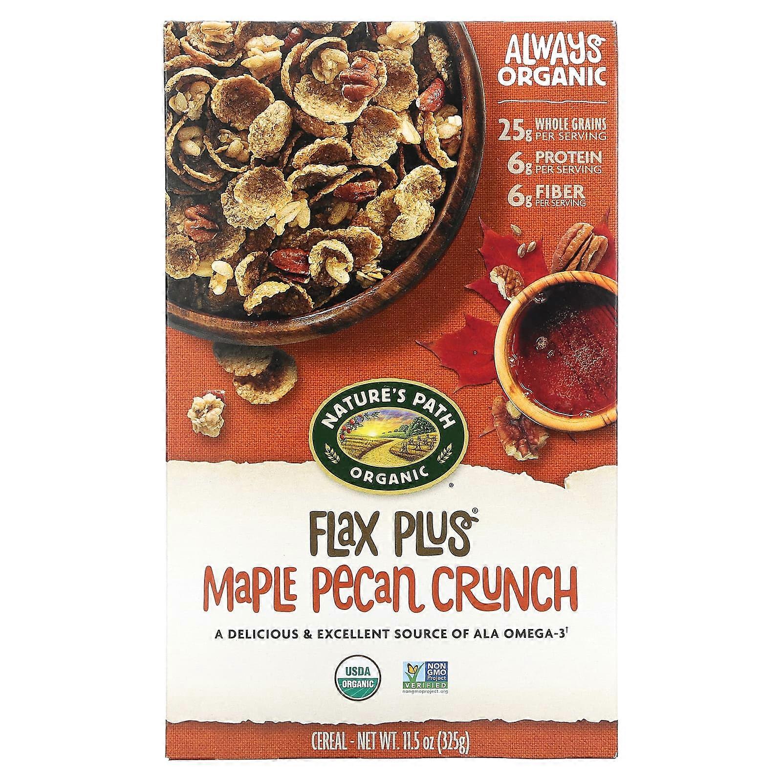Organic, Flax Plus Maple Pecan Crunch Cereal, 11.5 oz (325 g)