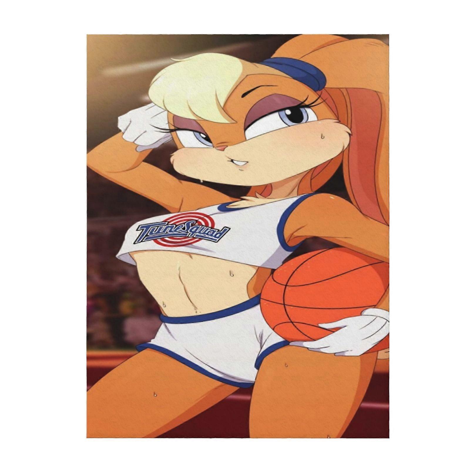 Lola Bunny Soft And Comfortable Throw Blanket Plush Lightweight Warm Plush Flannel Blanket And Throws For Couch Sofa Bed 40"X30"