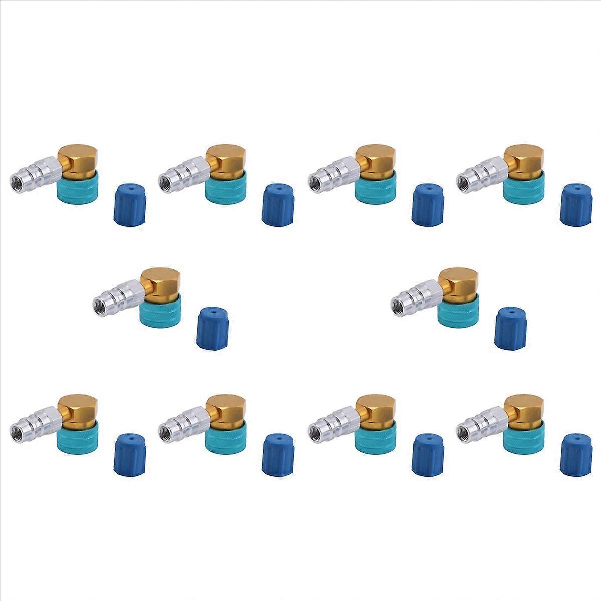 R1234Yf-R134A Low Side Refrigerant Plus Fluorine Coupler Adapters