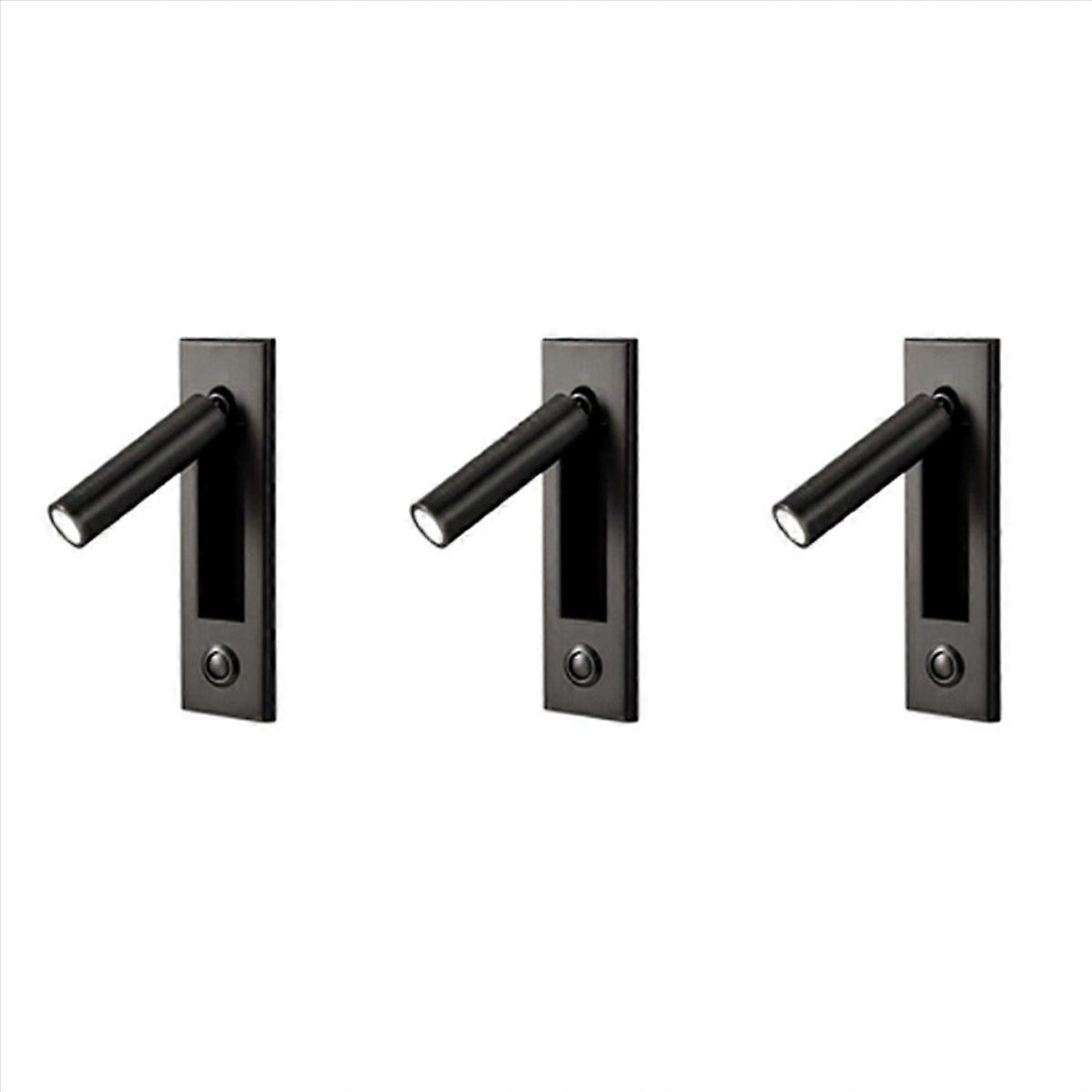 Reading Lights,Headboard Wall Light Reading Light Recessed Black