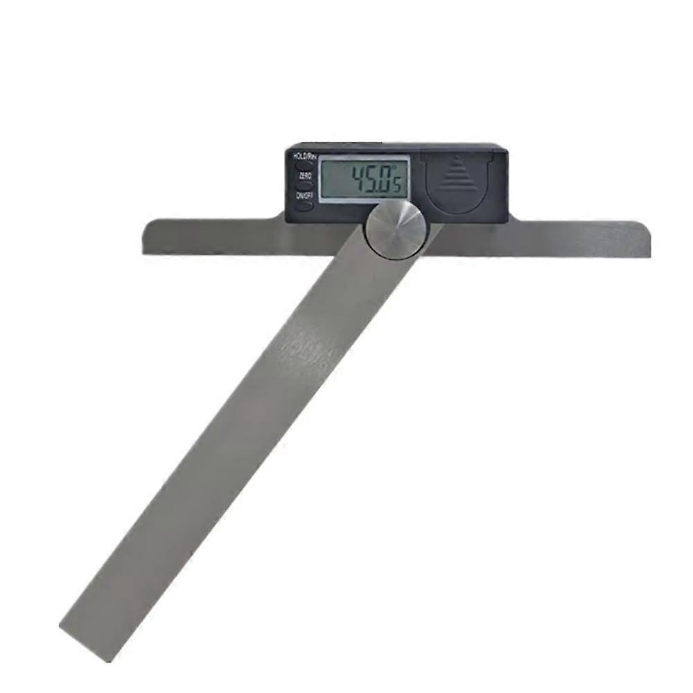 0180 Degree Digital Protractor Stainless Steel Woodworking Angle Ruler Inclinometer