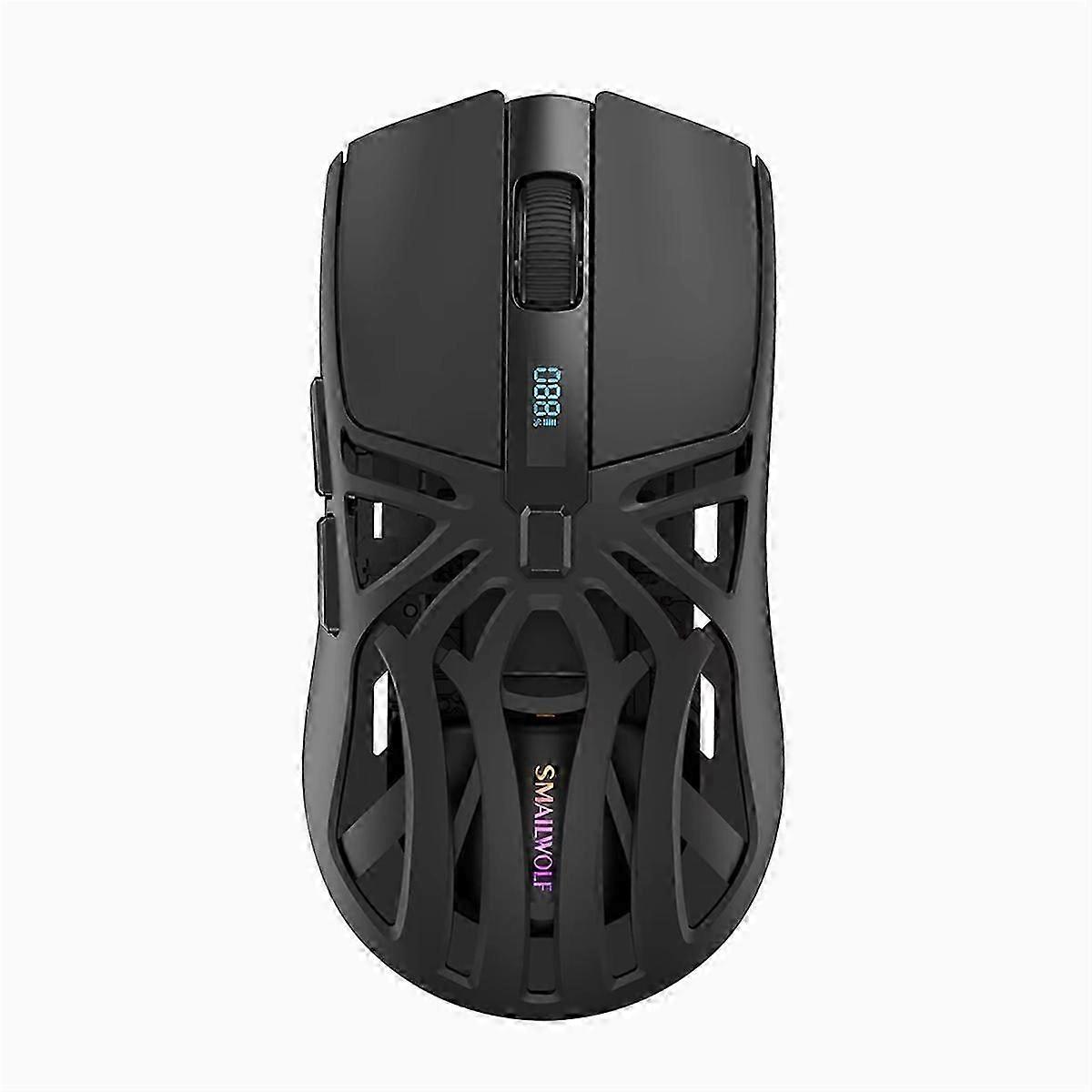 RS8 Bluetooth Mouse, 10000dpi, Three-Mode Connection, Macro Gaming Mouse for PC Notebook Laptop Com