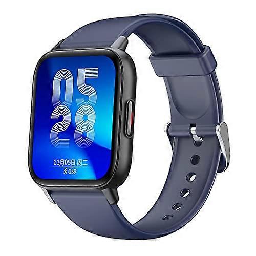 Health Smartwatch With Heart Rate Monitor, Sleep Tracking And Activity Tracker, Blue, Compatible With iOS And Android