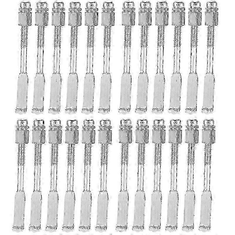 24 Pcs Standard Banjo Hooks,Adjustable Banjo Hooks Banjo Hook Holder Banjo Flat Hooks Parts Accesso