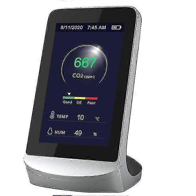 Darmowade Carbon Dioxide Detector Co2 Detector Co2 4.3" Display