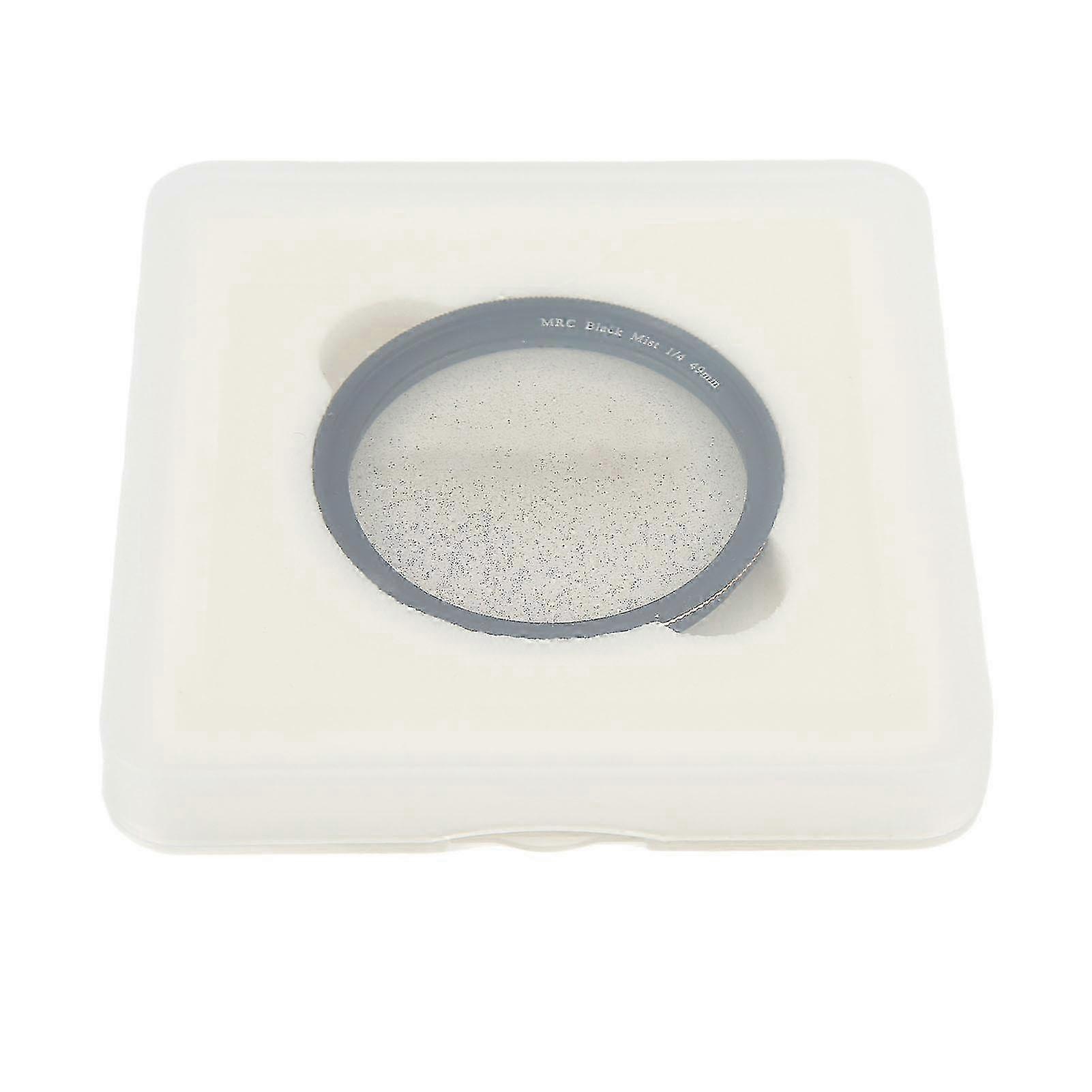 Lightdow Black Diffusion 1/4 Filter Mist Cinematic Effect Soft Focus Filter with 18 Multi Layer Coatings for Portrait Photography