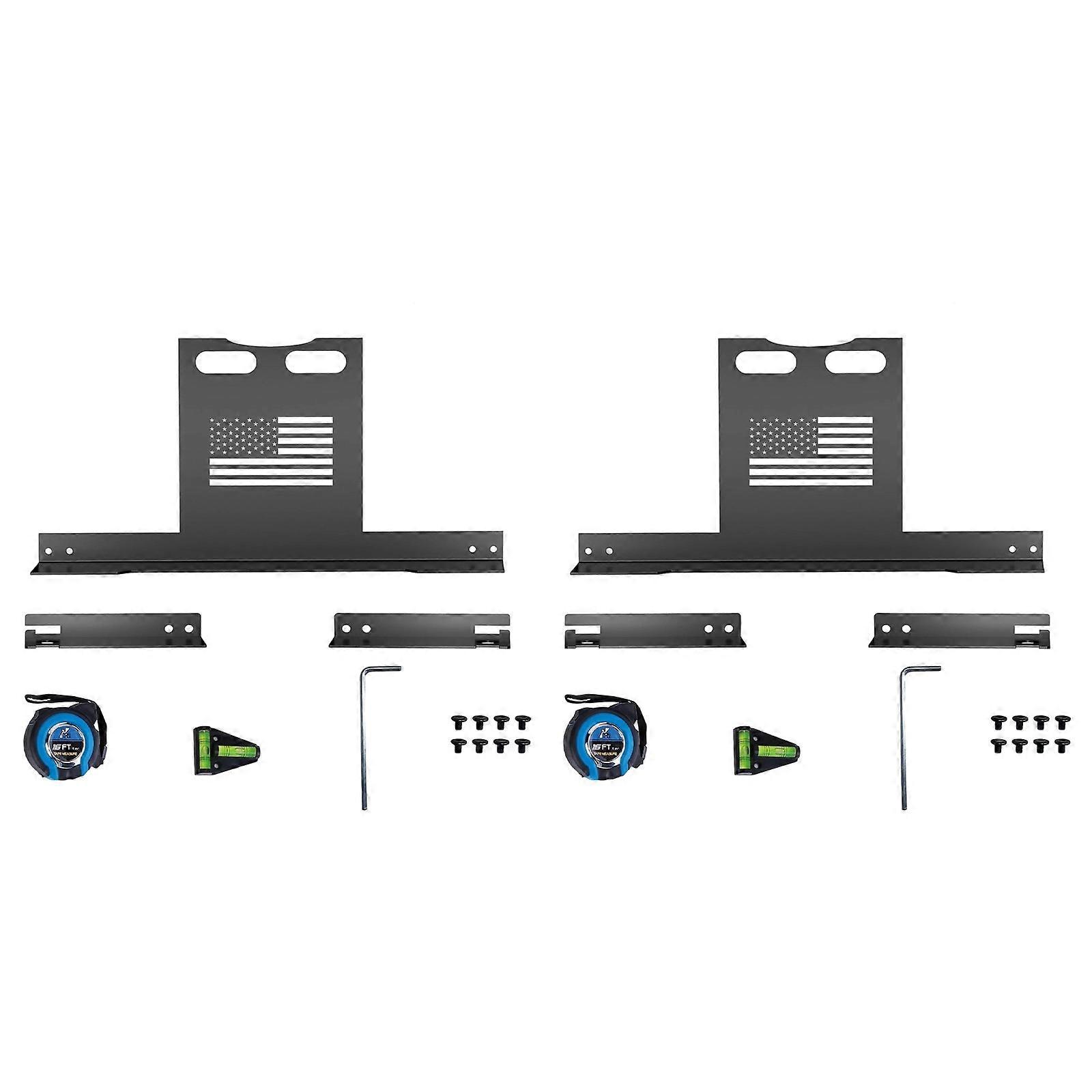 2 Piece Wheel Alignment Tool Positioning Gauge Set No Brake Caliper Removal Required Universal For Car Trucks SUVs ATVs Multicolor