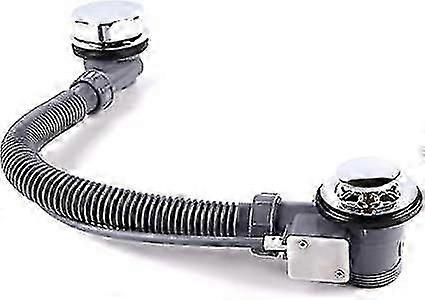 Chrome Bath Waste With Overflow & Chrome Pop Up Waste 1 Pc